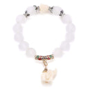 Vogue Elephant Natural Stone Beaded Yoga Bracelet Chains Women Ladies J MKS