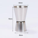 5 Pcs Stainless Steel Bar Cocktail Shaker Maker Mixer Jigger Pot Gift S LEY