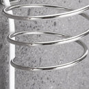1pcs Hair Dryer Rack Wall Mounted Bathroom Flat Spiral Stand Holder Hanger jhy