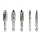 5PC HSS 4241 Screw Extractor Drill Bits Tool Broken Damaged Bolt Remover Set bgf