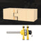 2pcs New Yellow T-shape Tongue Groove Router Bit Set 1/4 Welll OBY