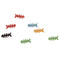 100PCS Silicon Fish Bone Headphone Cord Wire Cable Organizer Holder Wrap SXK