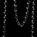 5Pcs Clear Crystal Acrylic Octagonal Beads Chain Chandelier Parts Home XQT