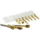 10Pcs/set Wood Milling Cutter Tool Carving Rasps Rotary File Burrs Bit S DTO