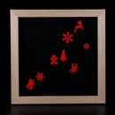 4Pcs Christmas Felt Sign Board Plastic Letters for Sign Board Felt Letters Board