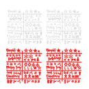 4Pcs Christmas Felt Sign Board Plastic Letters for Sign Board Felt Letters Board
