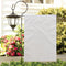10Pcs DIY White Polyester Blank Garden Flag for Camper Banner Lawn Yard PDA