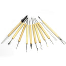 11Pcs Applied Pottery Clay Candle Soap Sculpture Carving Hand Tool Portable