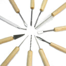 11Pcs Applied Pottery Clay Candle Soap Sculpture Carving Hand Tool Portable