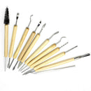 11Pcs Applied Pottery Clay Candle Soap Sculpture Carving Hand Tool Portable