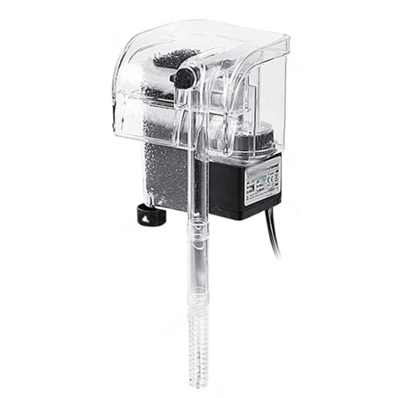 Mini Aquarium Fish Tank Waterfall Hang On External Oxygen Pump Water Filter OQP