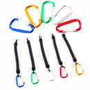 Fishing Lanyards Safety Ropes Camping Secure Retractable Coiled Tether U DKT