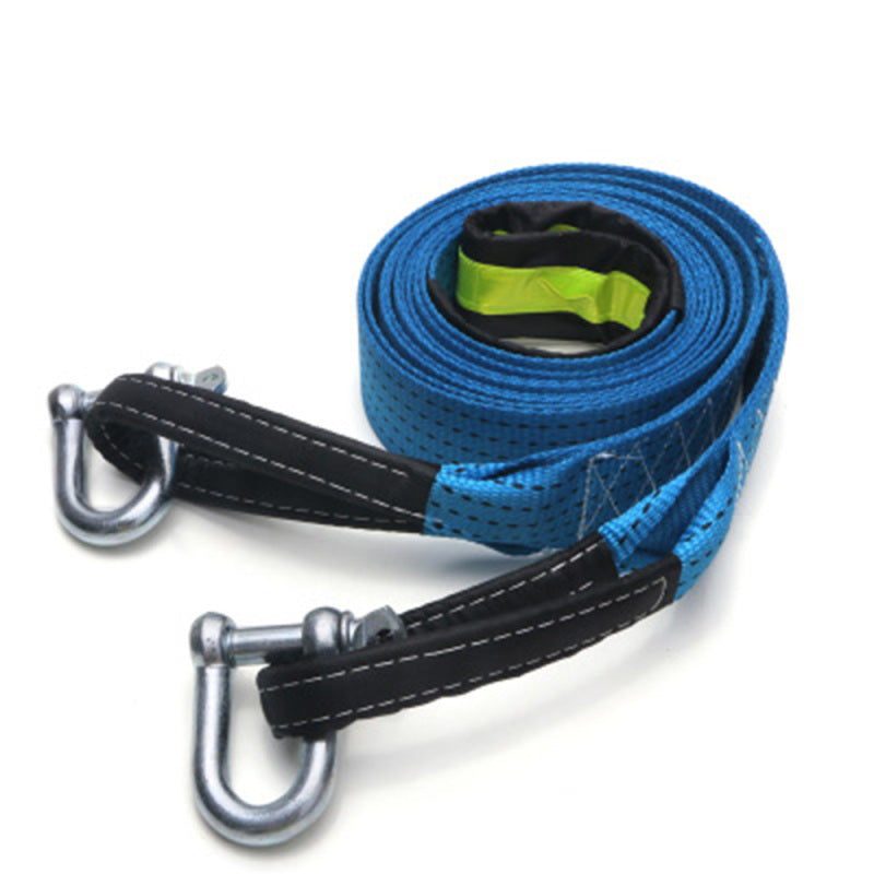 Heavy Duty 8 Tons 16.4ft Car Van Tow Rope Towing Strap Emergency U-Shape Hook