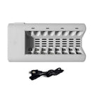 US 8 Slots 110-240V Fast Charger Fr AA AAA Ni-MH / Ni-Cd Rechargeable B EDH