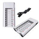 US 8 Slots 110-240V Fast Charger Fr AA AAA Ni-MH / Ni-Cd Rechargeable B EDH