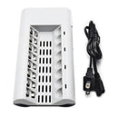 US 8 Slots 110-240V Fast Charger Fr AA AAA Ni-MH / Ni-Cd Rechargeable B EDH