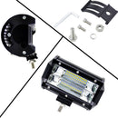 5inch 72W 2-Row LED Work Light Bar Flood Lamp for Off-road SUVs Boats UNK XQS