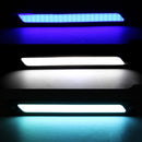 2x Daytime Running Light White Flowing LED DRL Waterproof Car Lamp FJT