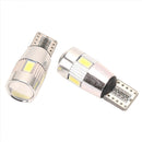 2PCS Car T10 W5W Side Light Lamp Marker Lamp Lens 5630 6 SMD LED Light ZSJ LKC