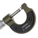 0-25mm Outside External Micrometer Metric Gauge Caliper Machinist Measur MSF