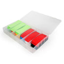 For Li-ion 18650 Battery 8 Colors Wrap Kit 280 Pieces PVC Heat Shrinkable ECJ