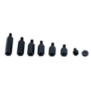 M3 Nylon Black Hex M-F Stand off Set Spacers/ Screw/ Nut Assorted Kit UWO