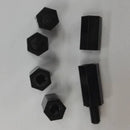 M3 Nylon Black Hex M-F Stand off Set Spacers/ Screw/ Nut Assorted Kit UWO