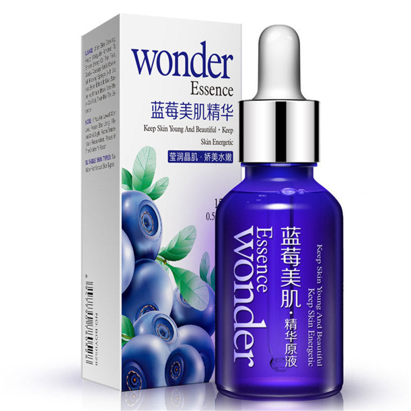 Face Skin Serum Moisturizing Blueberry Hyaluronic Acid Liquid Collagen Essence S