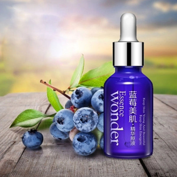 Face Skin Serum Moisturizing Blueberry Hyaluronic Acid Liquid Collagen Essence S