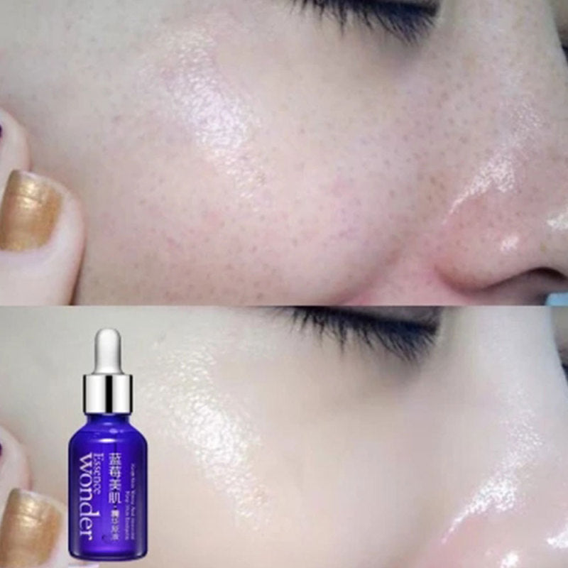 Face Skin Serum Moisturizing Blueberry Hyaluronic Acid Liquid Collagen Essence S