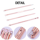 4Pcs Black Head Remover Cleaning Tool Acne Blemish Needle Pimple Spot E ETZ