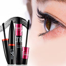 2PCS/Kitt 4D Mascara Waterproof Silk Fiber Volume Double Curling Makeup E PIL