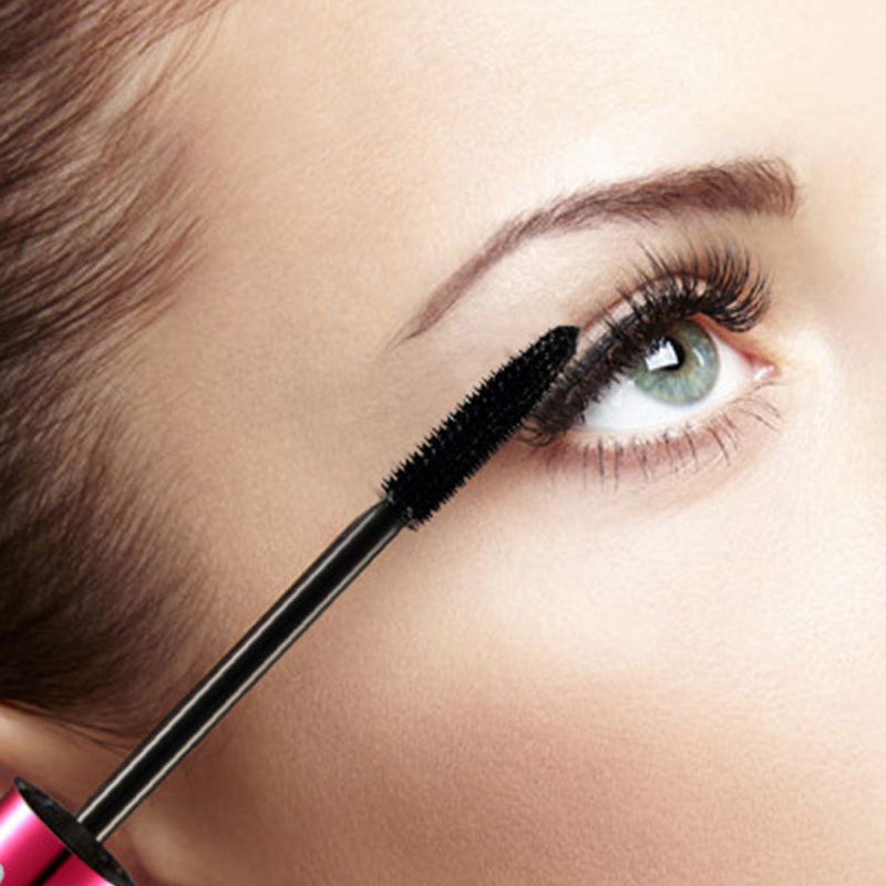 2PCS/Kitt 4D Mascara Waterproof Silk Fiber Volume Double Curling Makeup E PIL