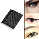 100 x Disposable Eyeliner Brush Eyeshadow Applicator Eyes Makeup Cosmetic  HVL