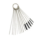 Carburetor Carbon Dirt Jet Remove 10 Cleaning Needles + 5 Brushes Tool Kit