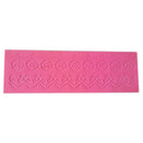 2X Silicone Cake Lace Pad Mold Fondant Decorating Wedding Flower Embossing Mould