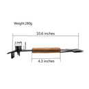 Bee Hive Hook Scraper Stainless Steel Wooden Handle Beekeeping Tools Equipment