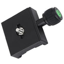 QR50S Aluminum Clamp 50mm Quick Release Plate For Arca-Swiss Tripod Ball MGN