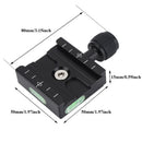 QR50S Aluminum Clamp 50mm Quick Release Plate For Arca-Swiss Tripod Ball MGN