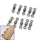 New 100pcs Link Swivels Tackle Rigs Lead Lures for Sea Coarse Carp Pike F NTQ