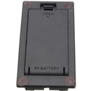 Black Plastic  9V Battery Cover Battery Box Case Compartment For Guita PBU