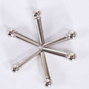6Pcs 28mm Copper Bridge Pins For Acoustic Guitar Replacement Instrument Parts