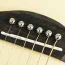 6Pcs 28mm Copper Bridge Pins For Acoustic Guitar Replacement Instrument Parts