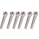 6Pcs 28mm Copper Bridge Pins For Acoustic Guitar Replacement Instrument Parts