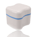 Denture Bath Case Container Dental False Teeth Storage Box Rinsing Bask FSH