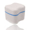 Denture Bath Case Container Dental False Teeth Storage Box Rinsing Bask FSH