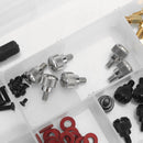 132pcs Personal Computer Screws Standoff Kit set for Fan HDD PC BOX Monthe NDS