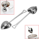 Stainless Steel Tea Strainer Spoon Infuser Steeper Colander Heart-Shape Gift