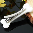 Women 6 Pcs Lovely Girls Dog Pet Bone Shape Design Hairpin Headwear Hair Clips