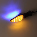 4x Motorcycle LED Turn Signal Indicator Blinker Amber Light + Flasher Rel CJX